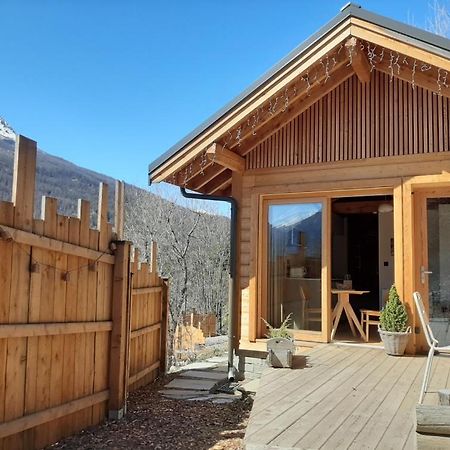 Petit Chalet Neuf Independant 2 Pers "La Cabane De Jean " Briançon Екстериор снимка