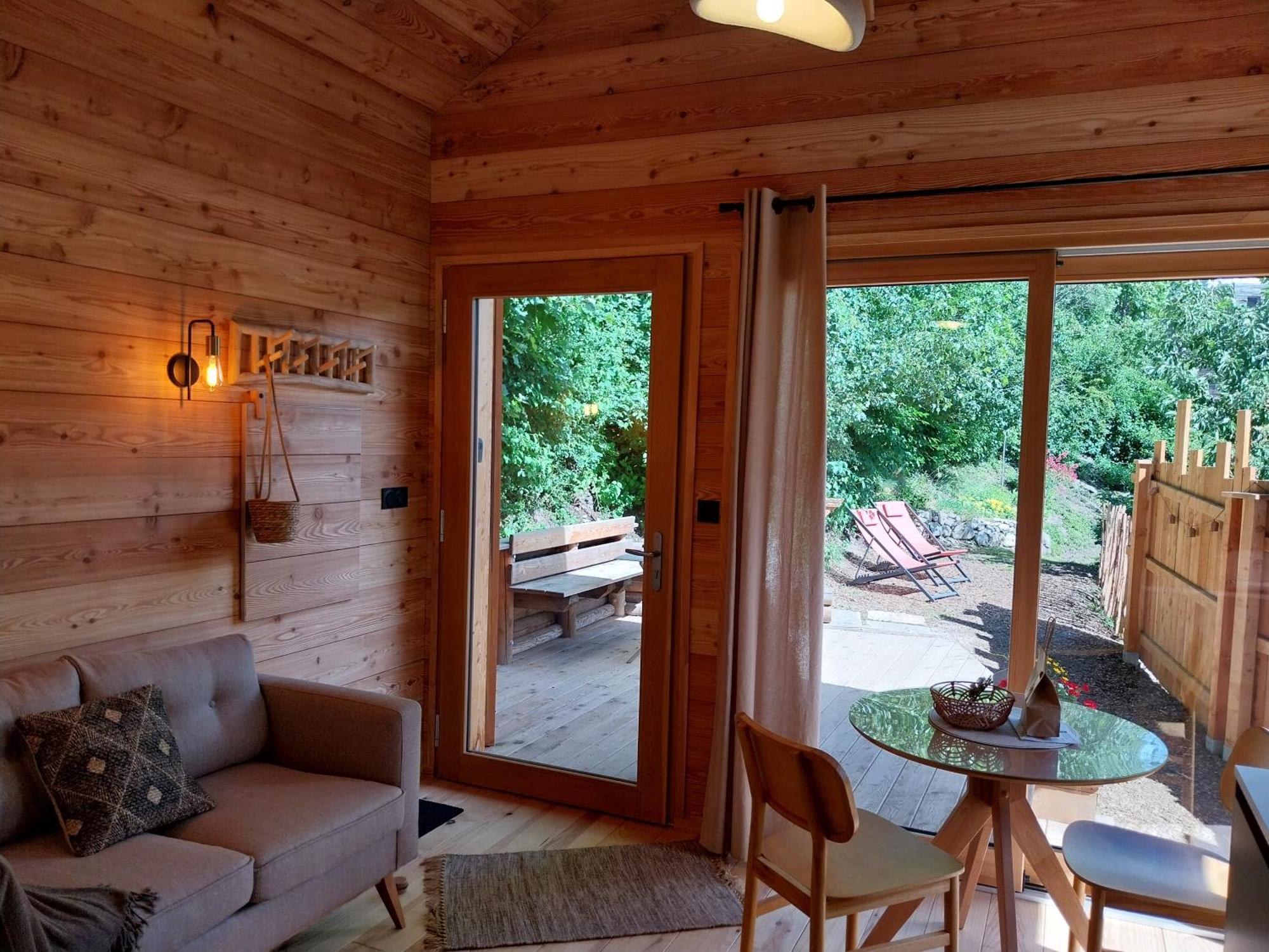Petit Chalet Neuf Independant 2 Pers "La Cabane De Jean " Briançon Екстериор снимка